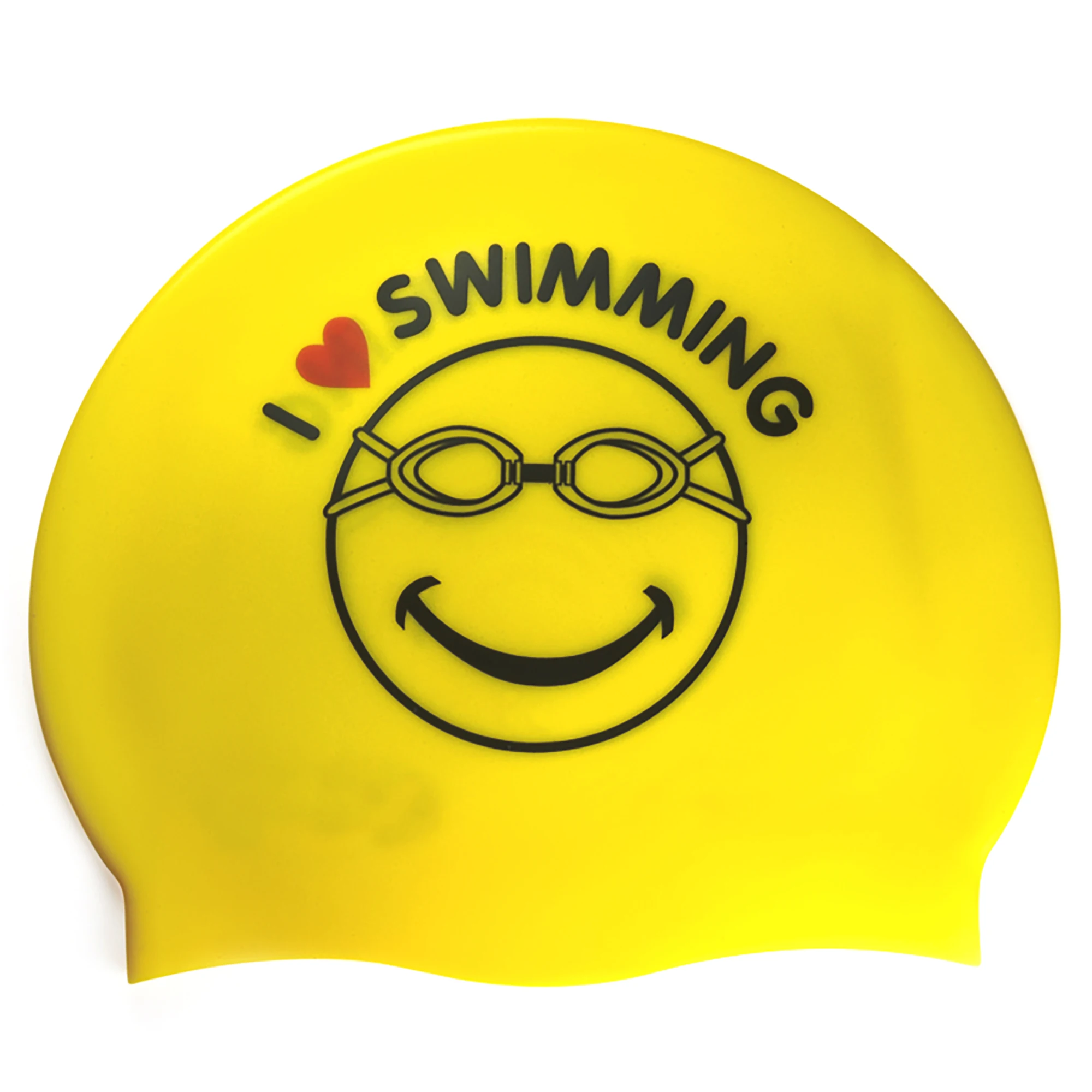 Silicone Multi Color Printing Swimming Cap