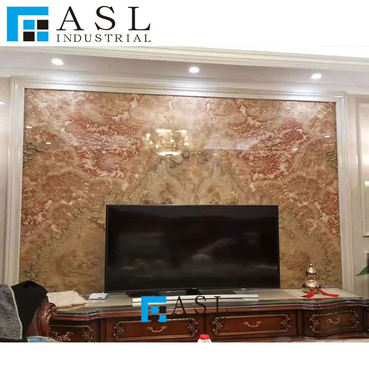 Red dragon jade book end wall onyx marble slab transparent onice wall cladding designs custom thickness book match onyx