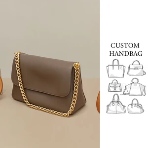 Para Mujeres Bolsos De Hombro Factory Custom Vintage Luxury Bag Purses Genuine Leather Women Shoulder Bags Handbags for Ladies