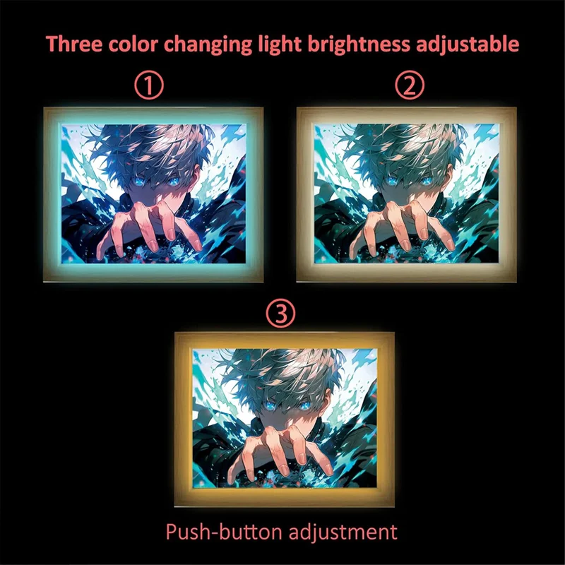Customizable LED Backlit Anime Photo Frame - Hotsale Night Lamp