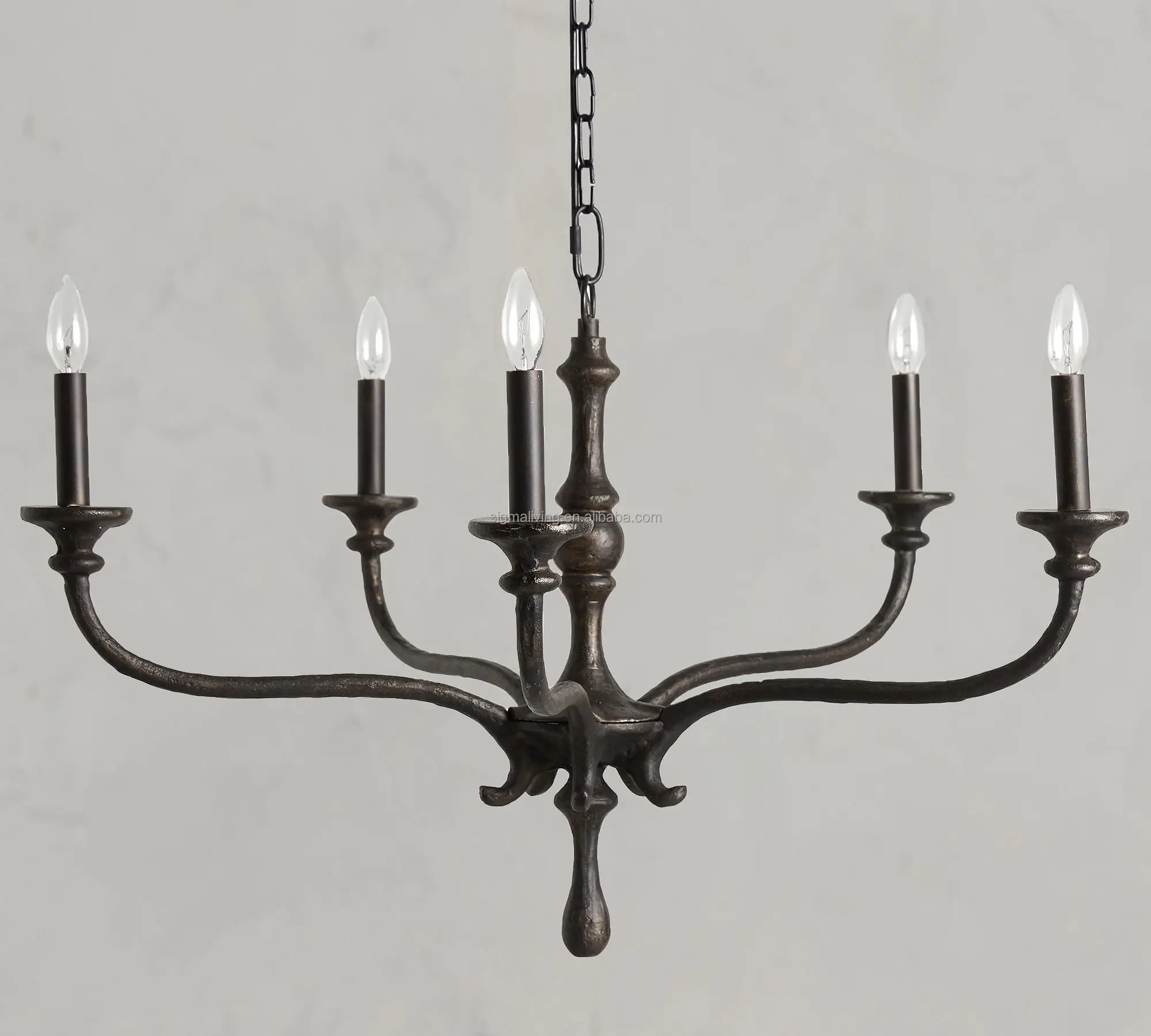 chandelier light luxury light forged iron chandelier