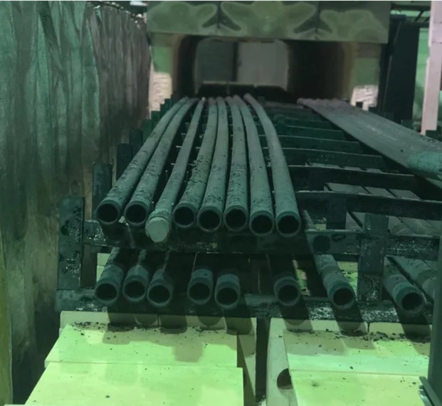 BOBO Machine hydraulic used drill pipe oil pipe tube straighten shown in a detail photo for this news article