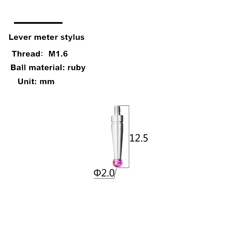 Custom Lever Dial Indicator Cemented Carbide Ruby Probe Coordinate ...