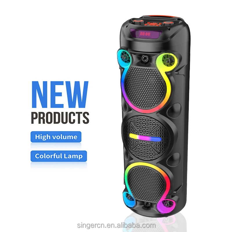 ZQS6302 Portable Bluetooth Speaker - 6 Inch Big TWS Party