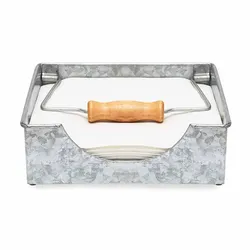 Креативный держатель для салфеток AHOME в фермерском стиле, плотный стальной держатель для салфеток