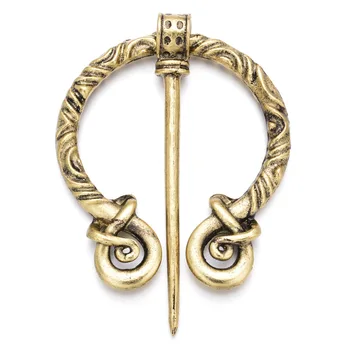 Middeleeuwse mantel, 1 st vintage viking broche pins