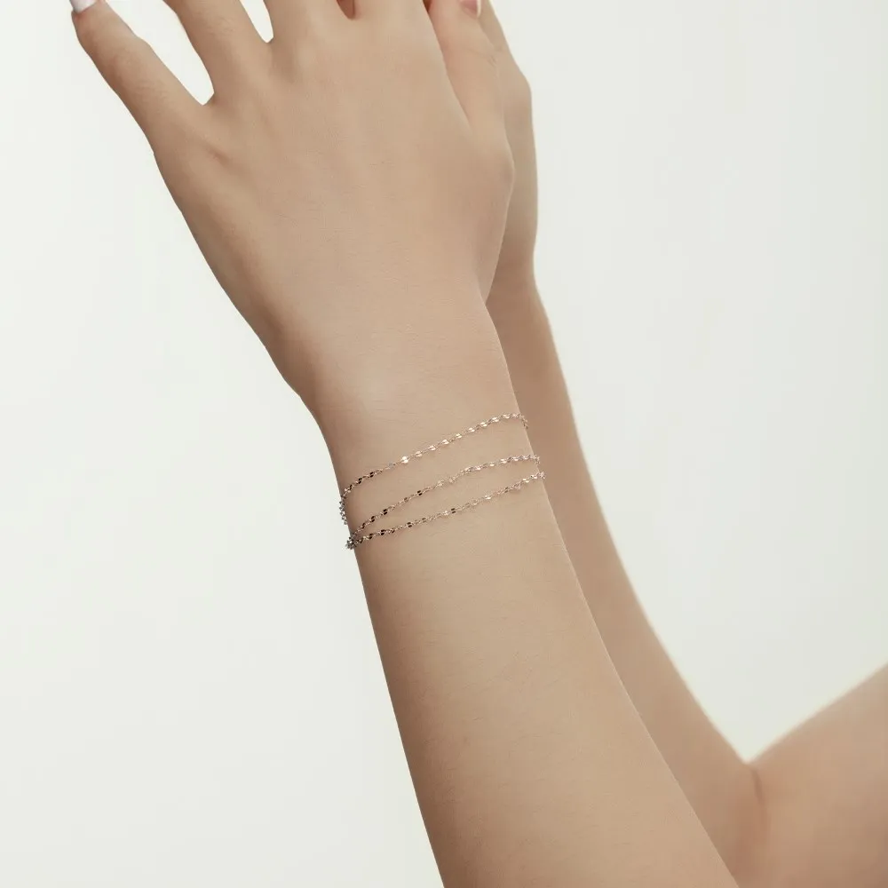 KAKODIY fashion trend design boutique 925 Sterling Silver multi-layer chain 5A zirconia tail pendant bracelet Christmas gift detail 6