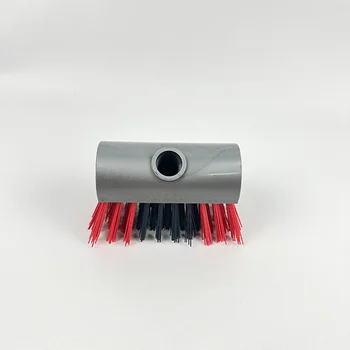 Manufacturer Wholesale Plastic Floor Scrub Brush Small Home Cleaning Tool with Squeegee Design for Bathroom Office Cleaning