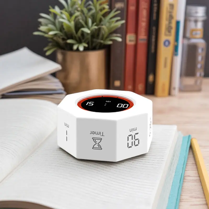 Flip Timer Time Manager for Learning Children’s Self-Discipline Clock Punch Kitchen Fitness Timer