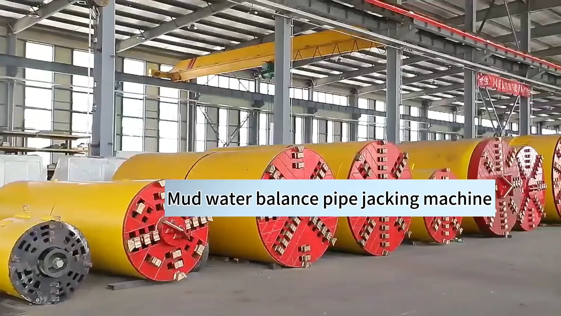 Mud Water Balance Pipe Jacking Machine Is Used In Underground Heavy ...