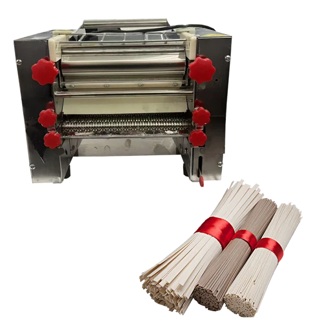 Commercial Rolling Noodle Pressing Machine Low Noise Noodle Cutting Cutter Machine Easy to Clean Chinese Noodle Making Machine