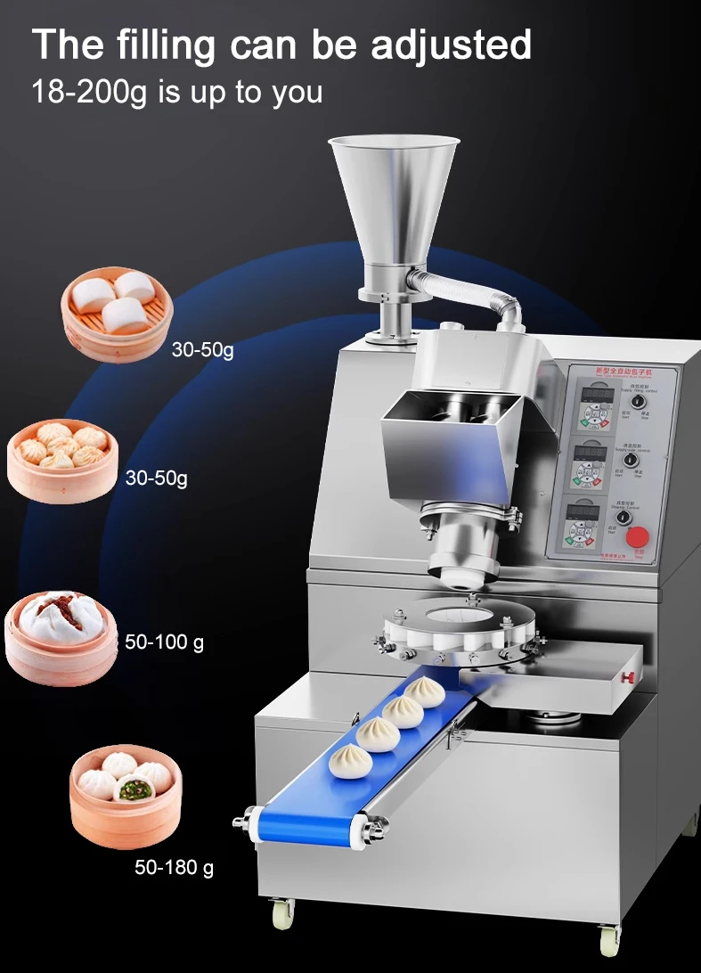 Automatic Steamed Big Round Meat Bun Portable Frozen Baozi Mold Gua
