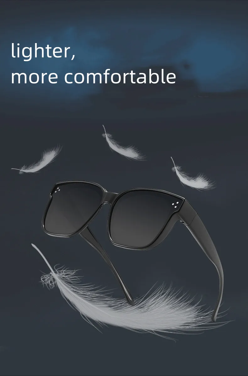 Oversize Wear to Cover Over Prescription Glasses UV Protection