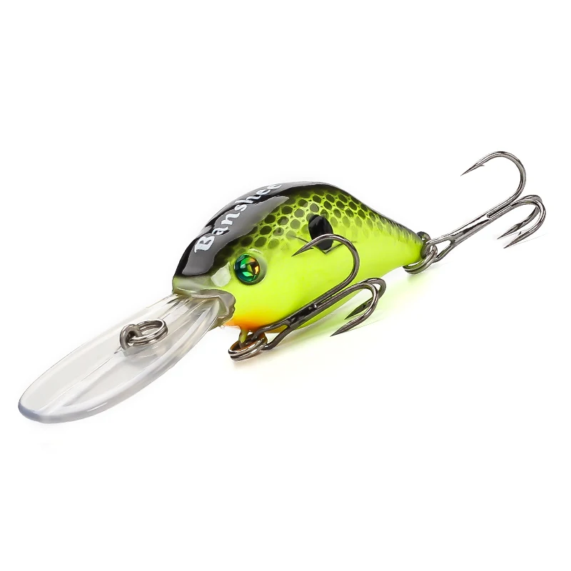 carp fishing river lures VC07 Wholesale Floating Hard Crank Bait 50mm 10g Plastic Big Bill Deep  Diving Carp Fishing Lure With 3D Eyes for River Fishing