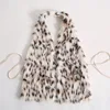 White leopard print