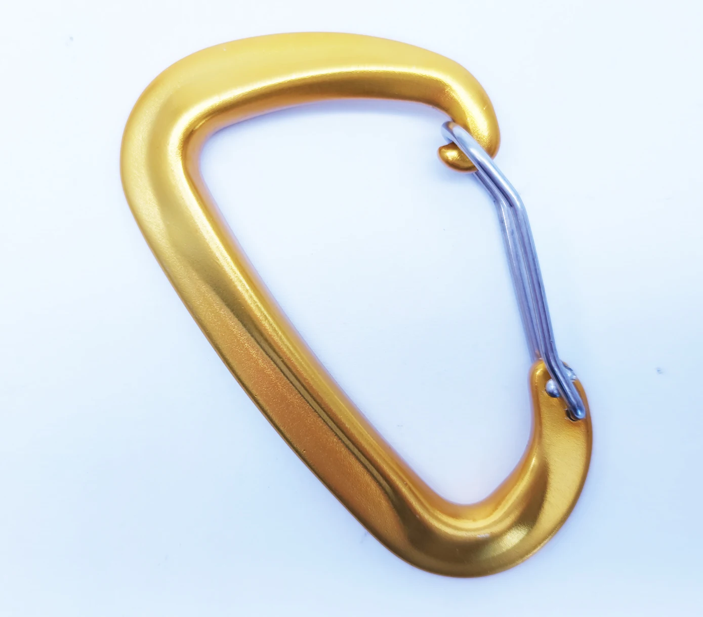 Outdoor Double Camping Hammock Aluminum carabiner Camping Safety tent 12KN EN362 lightweight mosquetones de escalada de 25kn