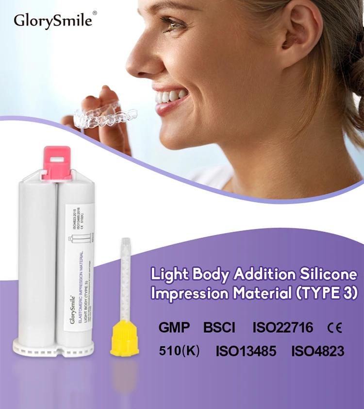 Glorysmile Light Body Addition Silicone A Silicone Elastomeric Dental
