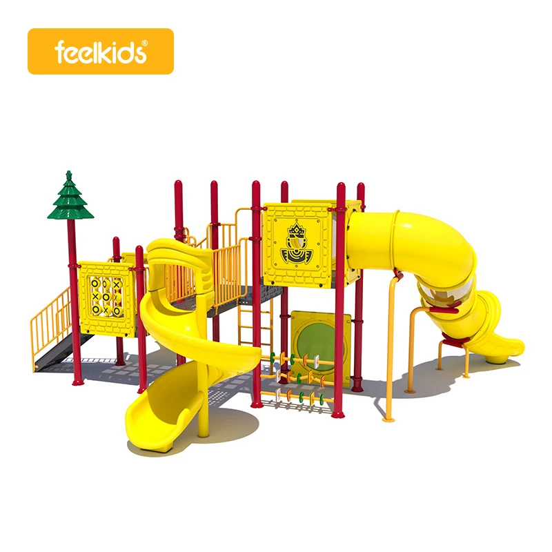 Feelkids ALT-24018CS Large Outdoor Plastic Water Slide 770x600x330cm 20 Kids Capacity Amusement Equipment for Parks Water Parks