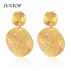 Fashion Jewelry Wholesale High-End French Retro Round Wave Shaped Earrings With Luxurious Designer Earrings Accessories