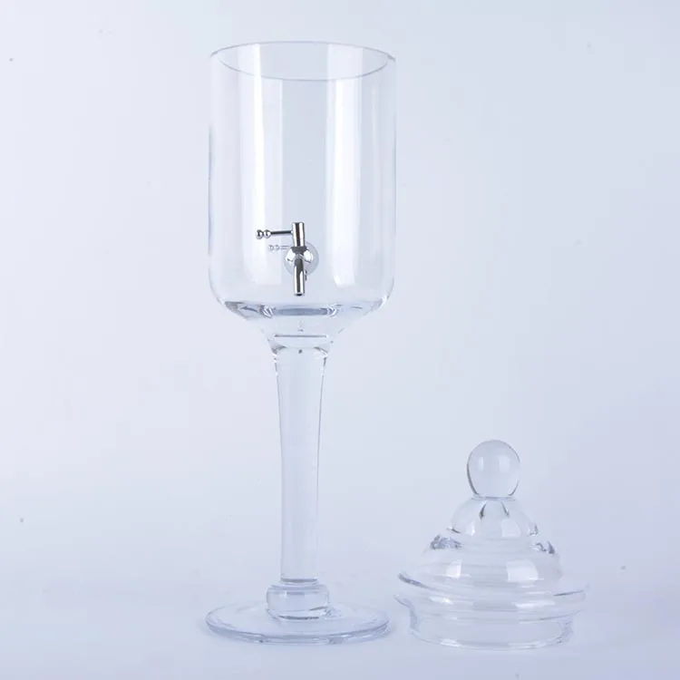 Classic Design Glass Absinthe Decanter with Two Faucets