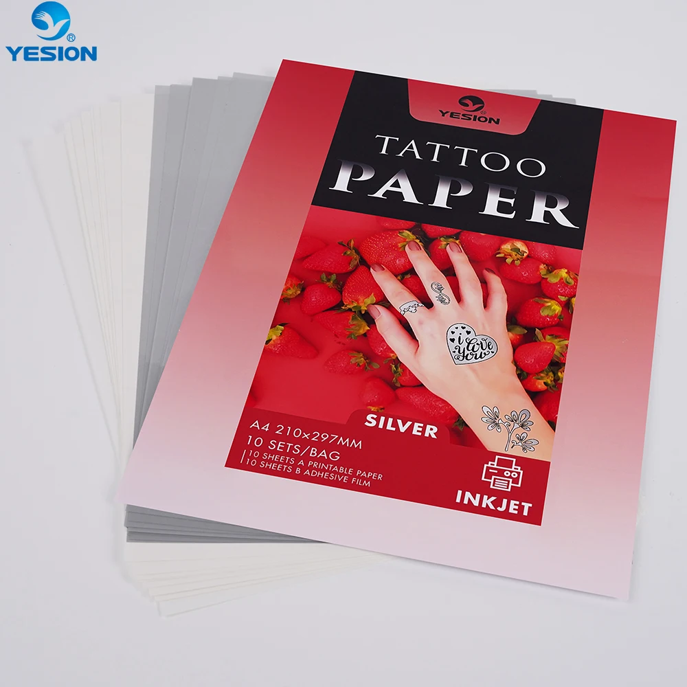 yesion inkjet printable temporary tattoo sticker