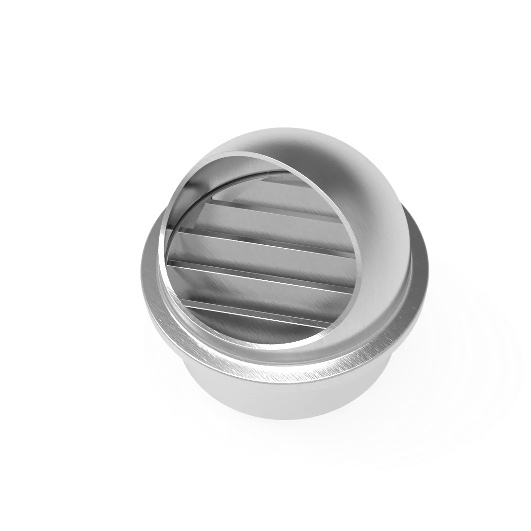 304 Stainless Steel Round External Wall Air Vent Cowl Air Vent Grille