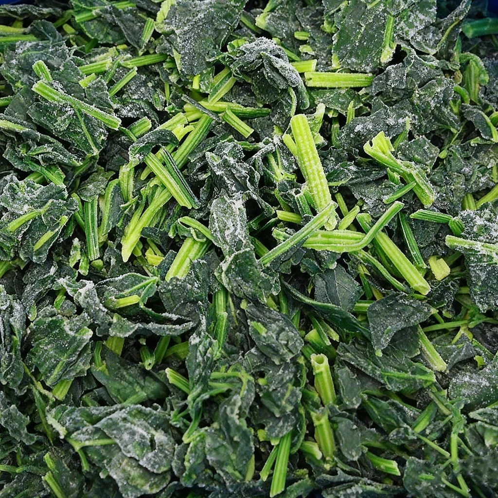 2025. године ИКФ смрзнуће бундар, исечен, смрзнуто поврће, коцкице, лоптице, свеже бербено, халал сертификован, блок, парешено, бланширано