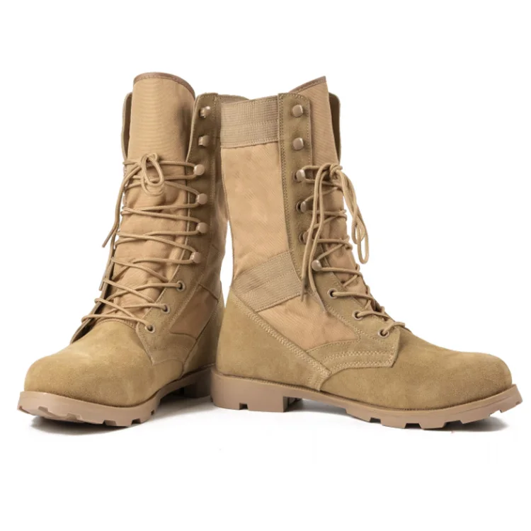 INCH Men Black and Sand Beige Cow Leather Armystrong Jungle Boots for  Ghana