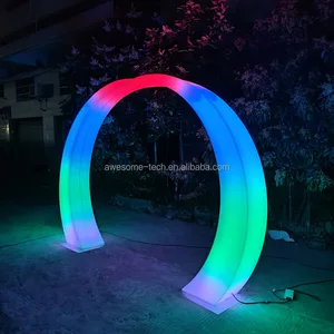 Waterproof LED Arch Light for Outdoor Decorations Unique Rainbow Lighting Landscape Christmas Halloween Wedding Decorations