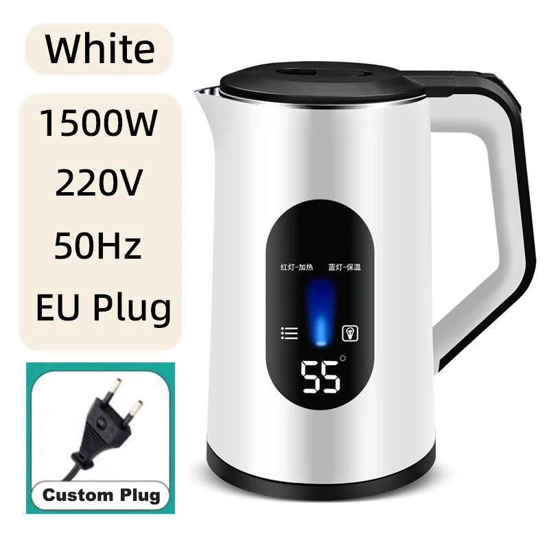 Custom 3l Thermal Insulation Kettle Electric Hot Water Boiler Electric Kettle for Boiling Water