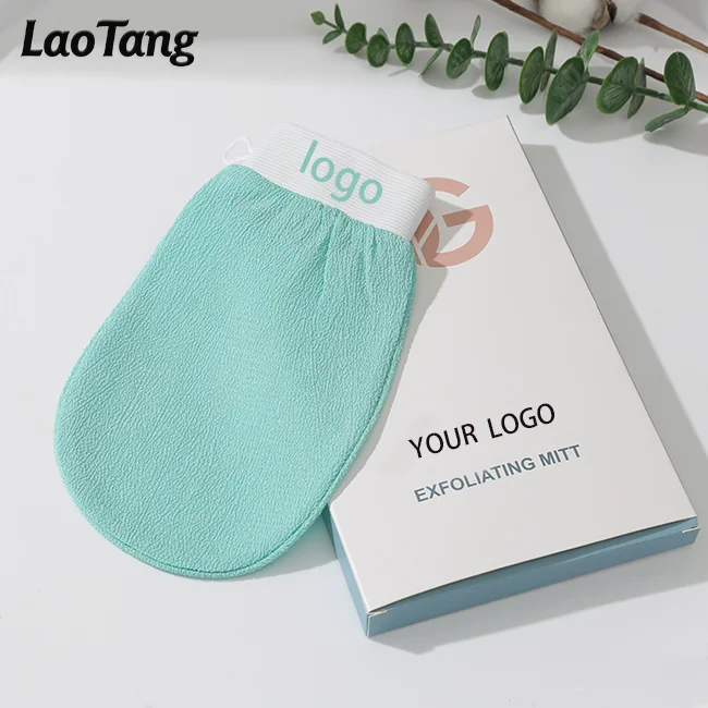 LaoTang OEM профессиональные различные скрабы для тела перчатки мягкие для ухода за кожей Перчатки для ванны Тесса Хаммам отшелушивающие перчатки