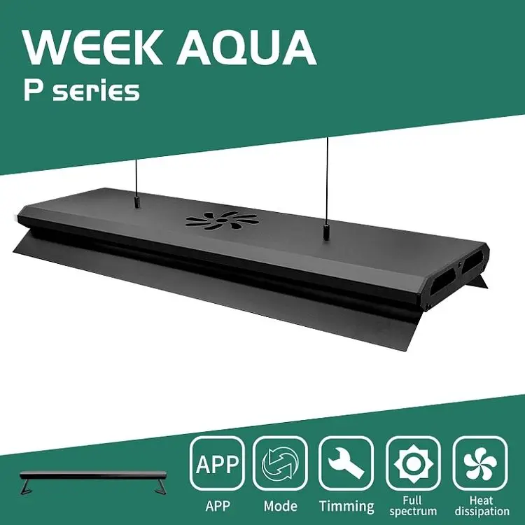 WEEK AQUA P Series - Smart LED Aquarium Lights for Large Tanks