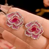 Rose gold earrings