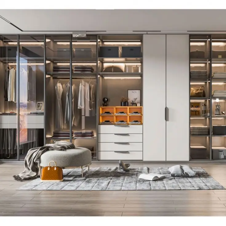 Made in China Customizable Modern Style Storage Clothing Furniture Wardrobe