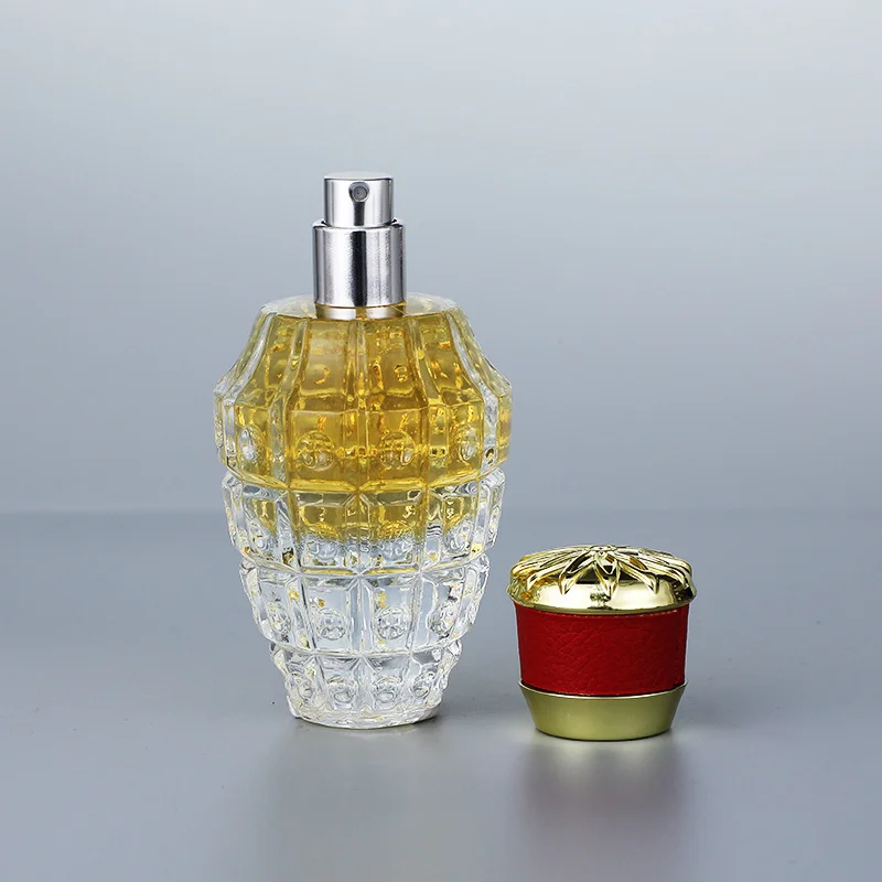 Creative 30ml Shaped Grenade Perfume Bottle Bomb studded Glass Empty  Perfume Bottles in Stock