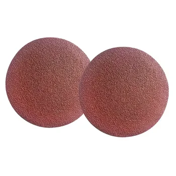 7/8/9 inch hook and loop no-hole aluminum oxide red sandpaper disc sanding disc for Sanding &Polishing