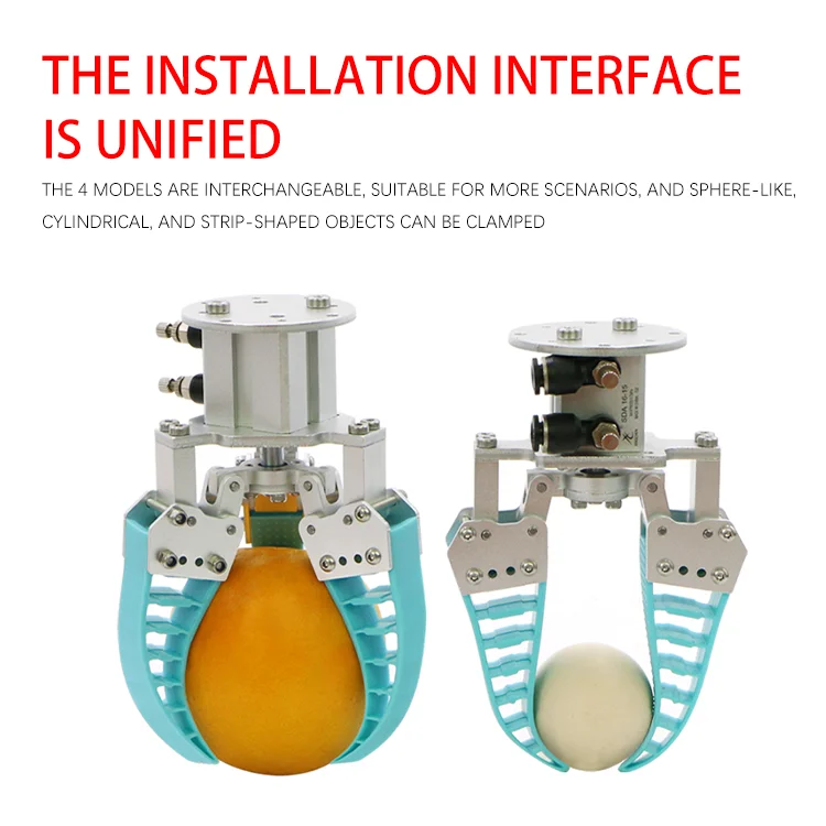 Flexible Gripper: Bionic Flexible Robotic Finger Hand, Soft Adaptive Pneumatic, Electric, Flexible Gripper Gripper