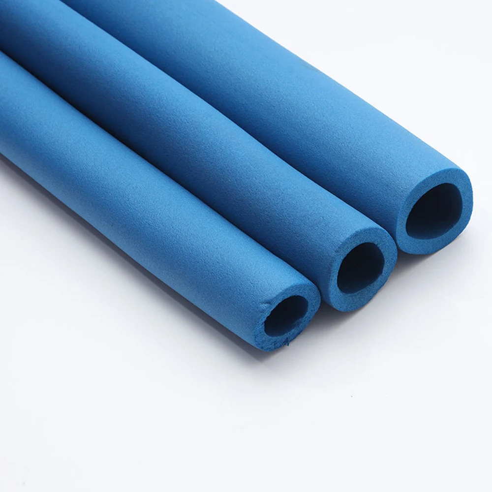 Multiple Colors Available Waterproof Rubber Foam Roll 2mm Rubber Tube Noise Reduction Rubber Foam Pipe With Aluminium Foil