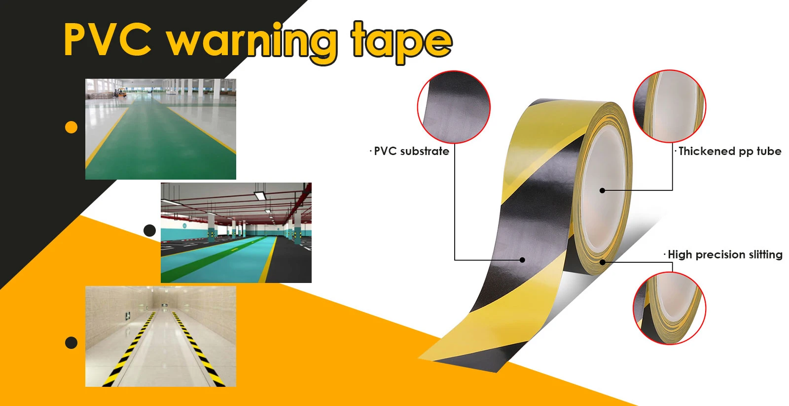 Yellow And Black Safety Signage Field Outdoor Underground Road Warning