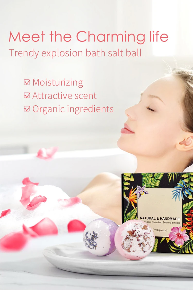 Лидер продаж, эфирное масло премиум-класса, натуральные органические веганские Бомбочки для ванны, набор засушенных цветов, лепестки