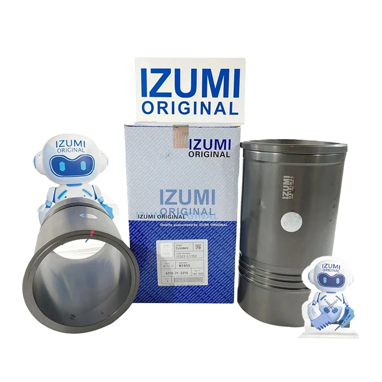 IZUMI Original NT855 Cylinder Liner for Cummins Diesel 6710-21-2210 3055099 3801826 3046325 3066079 3801770 3870842 3052835