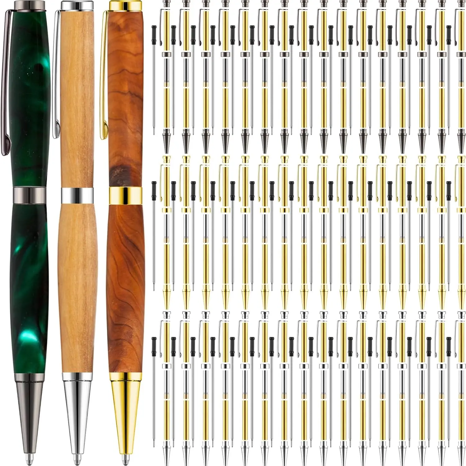 Wood Turning Slimline Pen Kits Bulk 10 Pcs Pen Kits For Wood