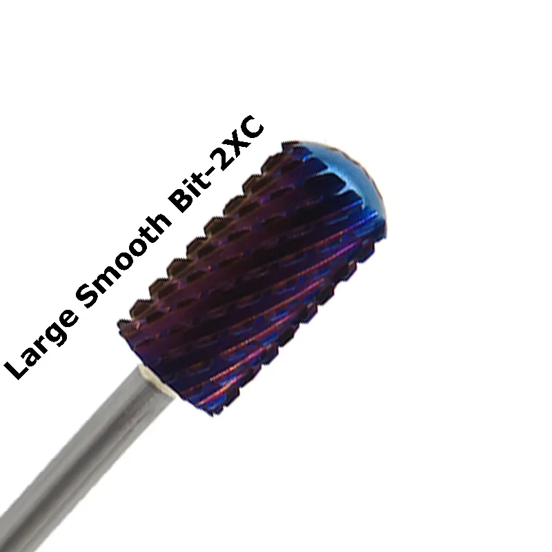 Nails 2X 4XC 5XC Carbide Safety Bit Acrylic Nail Drill Bits Carbide Bur Nails Round Top Tips Golden