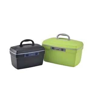 Fashion Design 12-14 Inch PP Travel Makeup Bag Eco-Friendly Portable Waterproof Cosmetic Case for Women Modern Style Open