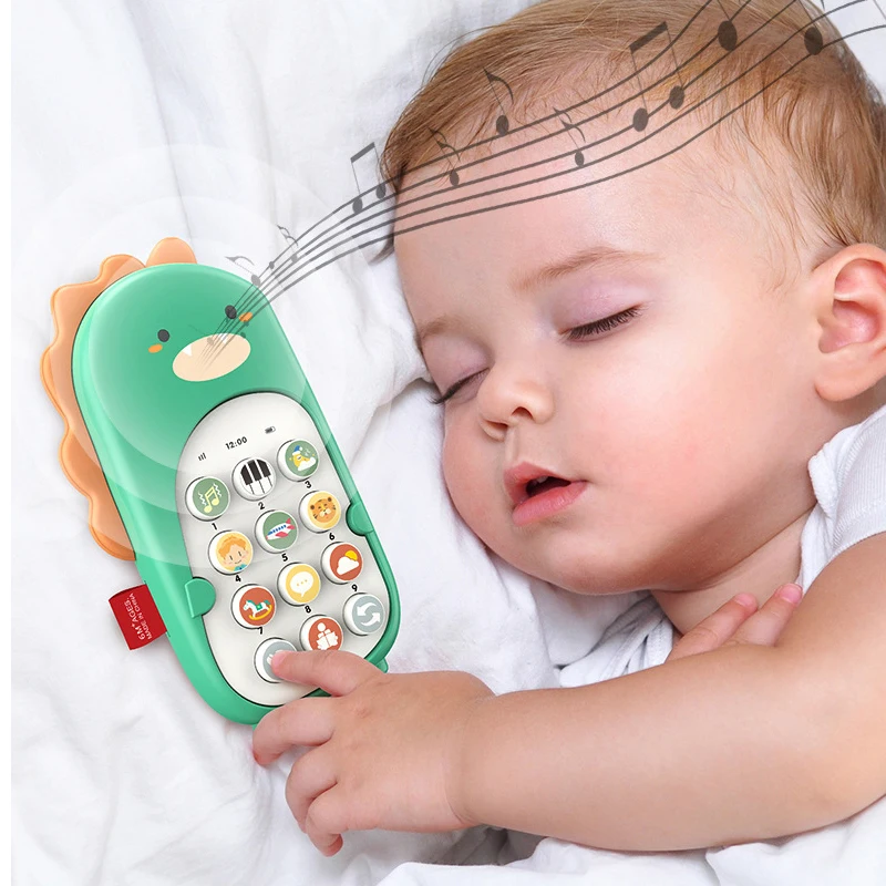 Пазл для раннего развития симуляция истории телефоны динозавр Детские сотовые игрушки розовый телефон игрушка детей мальчиков и девочек