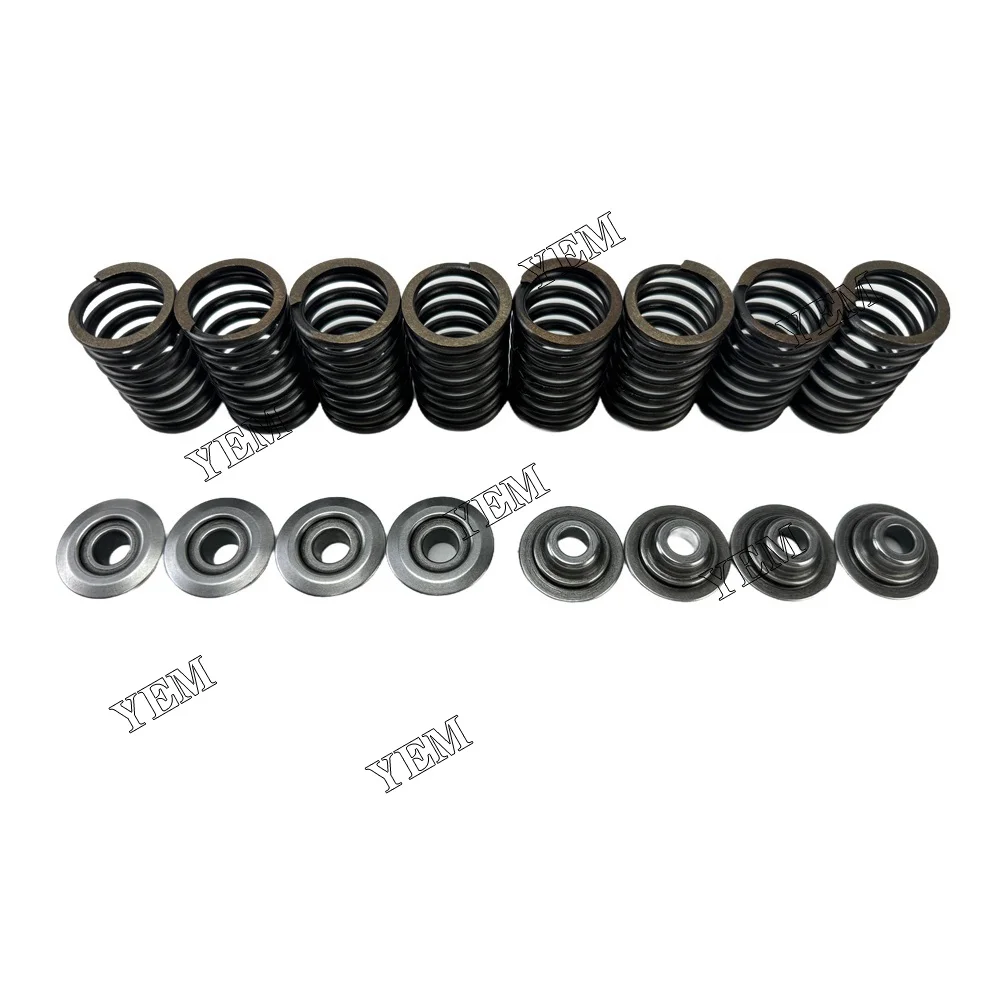 Valve Spring Valve Spring Retainer Valve Cotter Fit for Mitsubishi K4E Engine 2