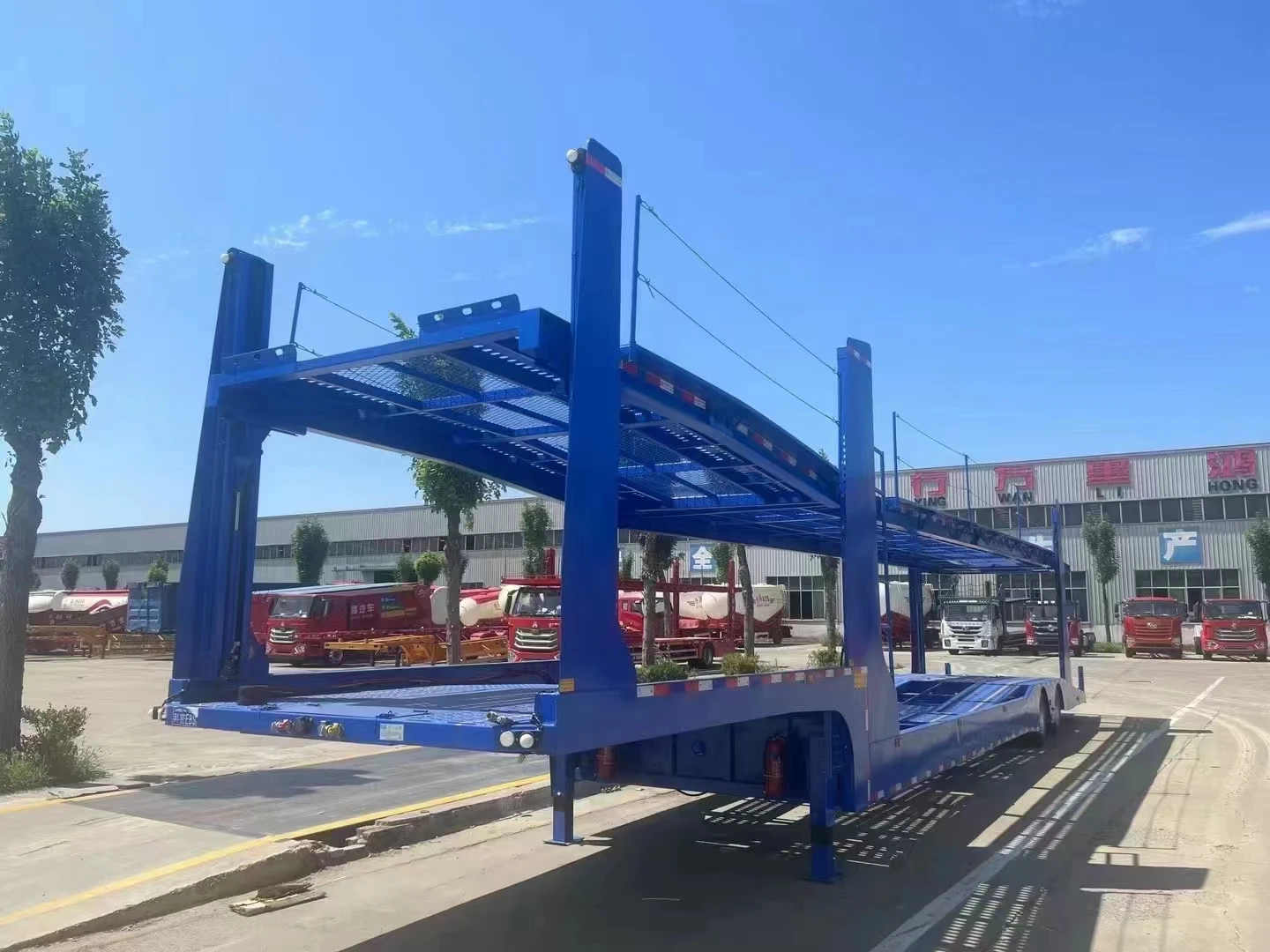 612 Units Cdv,Mpv,Suv,Hydraulic Van Double Deck Car Carrier Semi