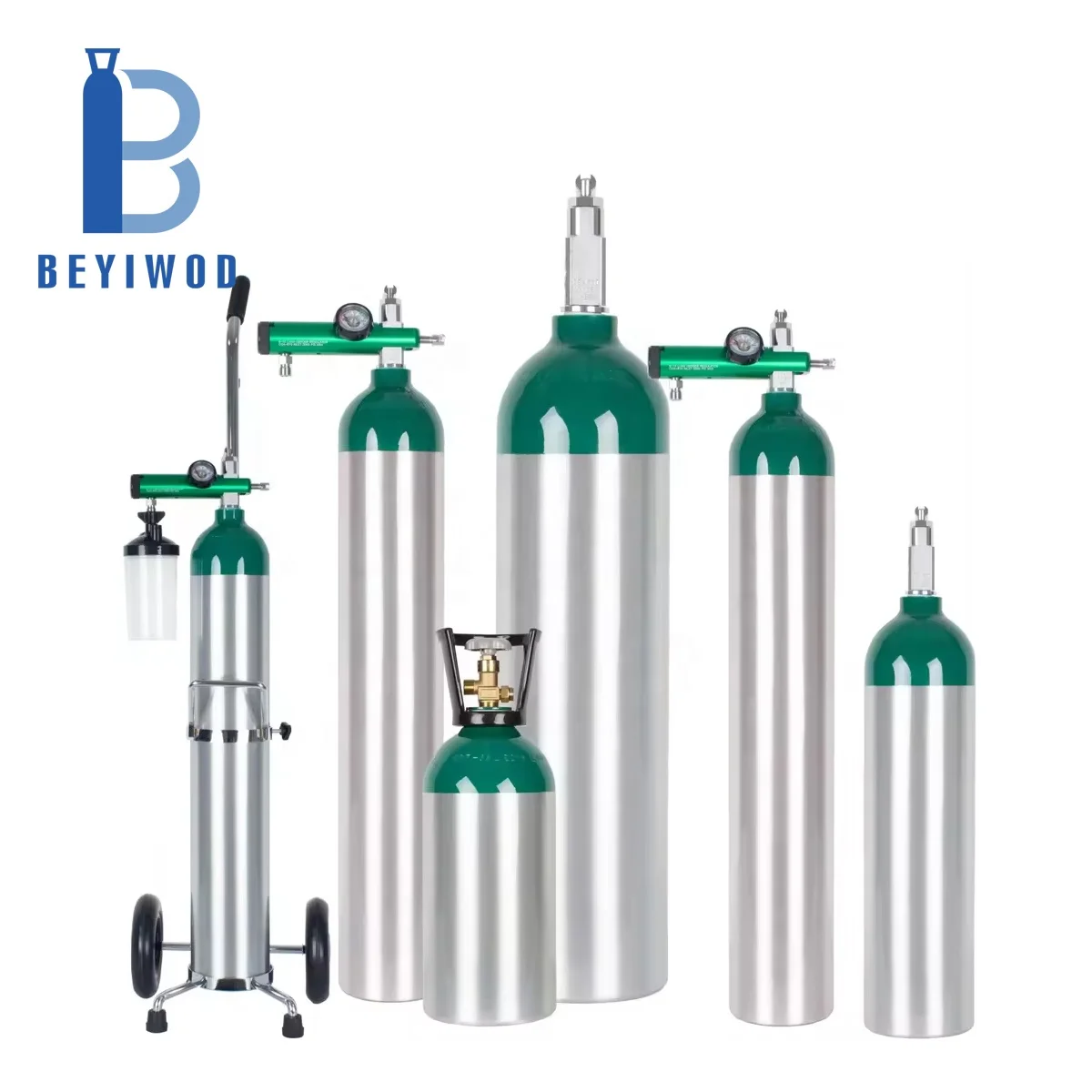 Oxygen Aluminum Cylinder Medical Oxygen Cylinder Oxygen Bottle with CGA870 Valve