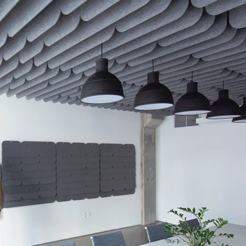 Lightweight Easy Install Pet Felt Acoustic Hanging Suspended Ceiling