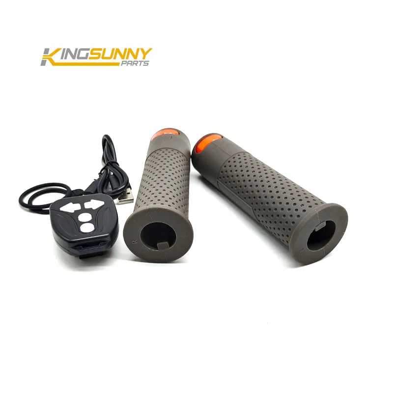 New Arrival Grip Remote Control Turn SIgnal Scooter Handle Grips Silicone Handlebar with Light for Electric Scooter Accessories